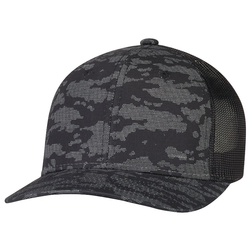 AJM International 8G017M AJM International 8G017M - Cotton Drill / Nylon Mesh / Polyester Mesh 6 Panel Constructed Pro-Round (Urban Camo, Mesh Back) for custom printing in Montreal
