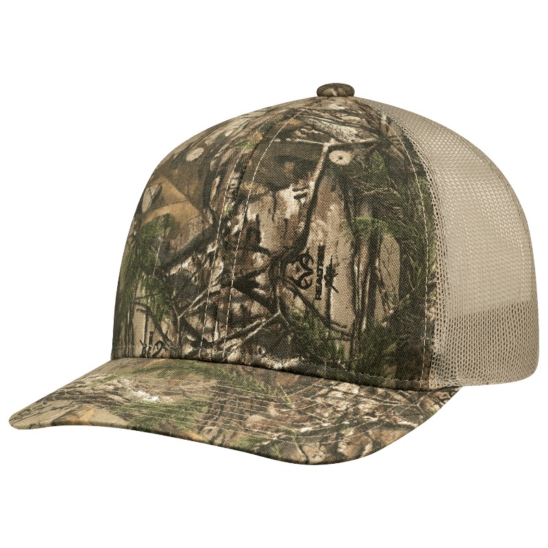 AJM International 8Y018M AJM International 8Y018M - Brushed Polycotton / Polyester Mesh, Realtree XTRA® for custom printing in Montreal