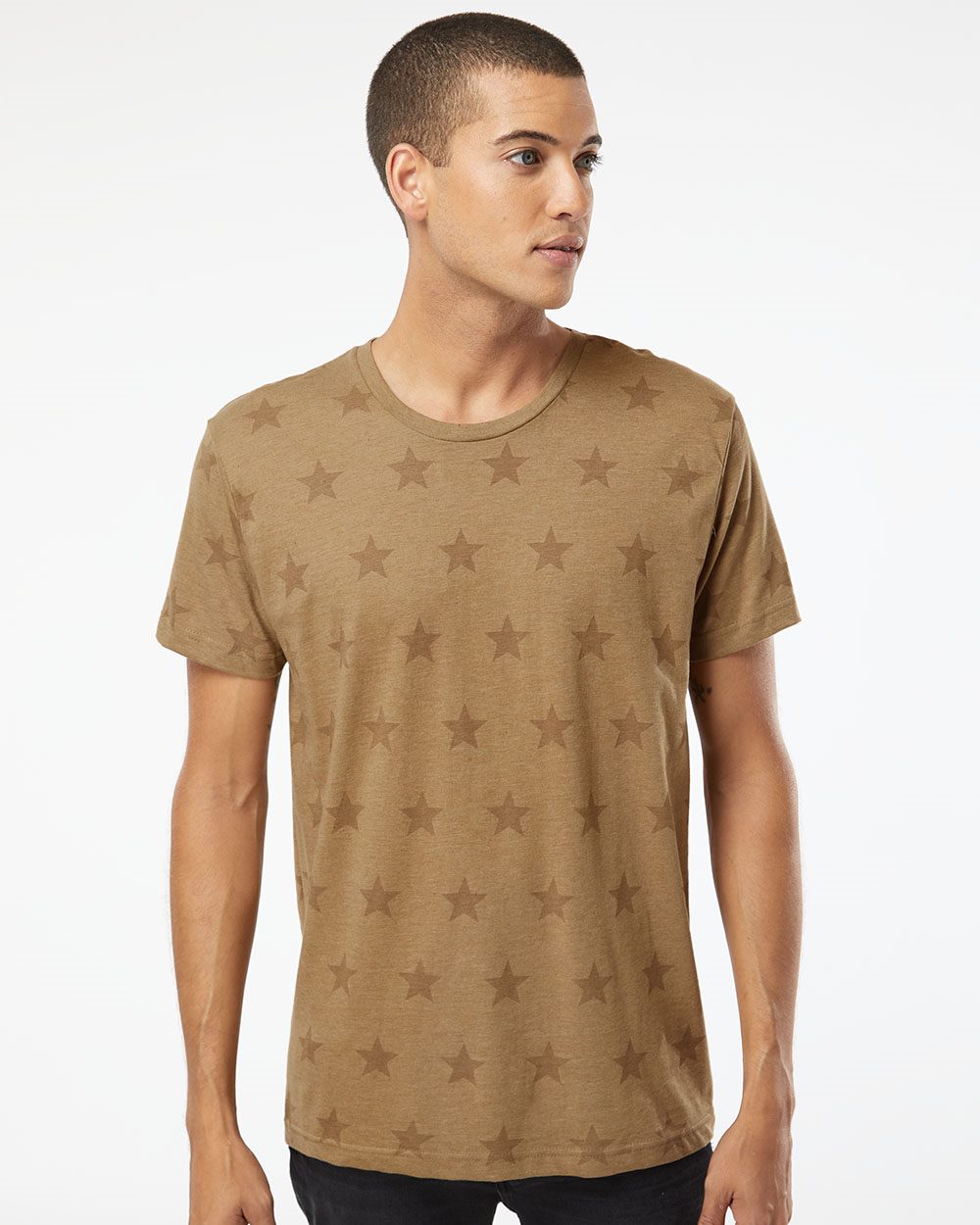 Code Five 3929-US Code Five 3929 - Men's Star Print Tee pour impression personnalisée à Montréal