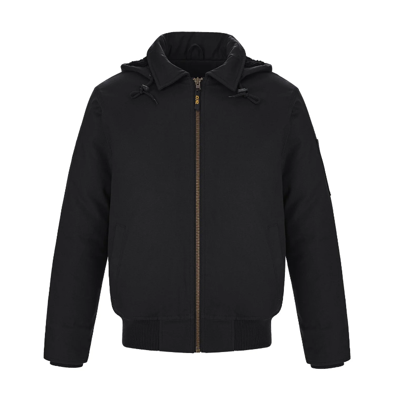 CX2 L00910 CX2 L00910 - Big Red - Adult Cotton Canvas Bomber Jacket w/ Detachable Hood for custom printing in Montreal