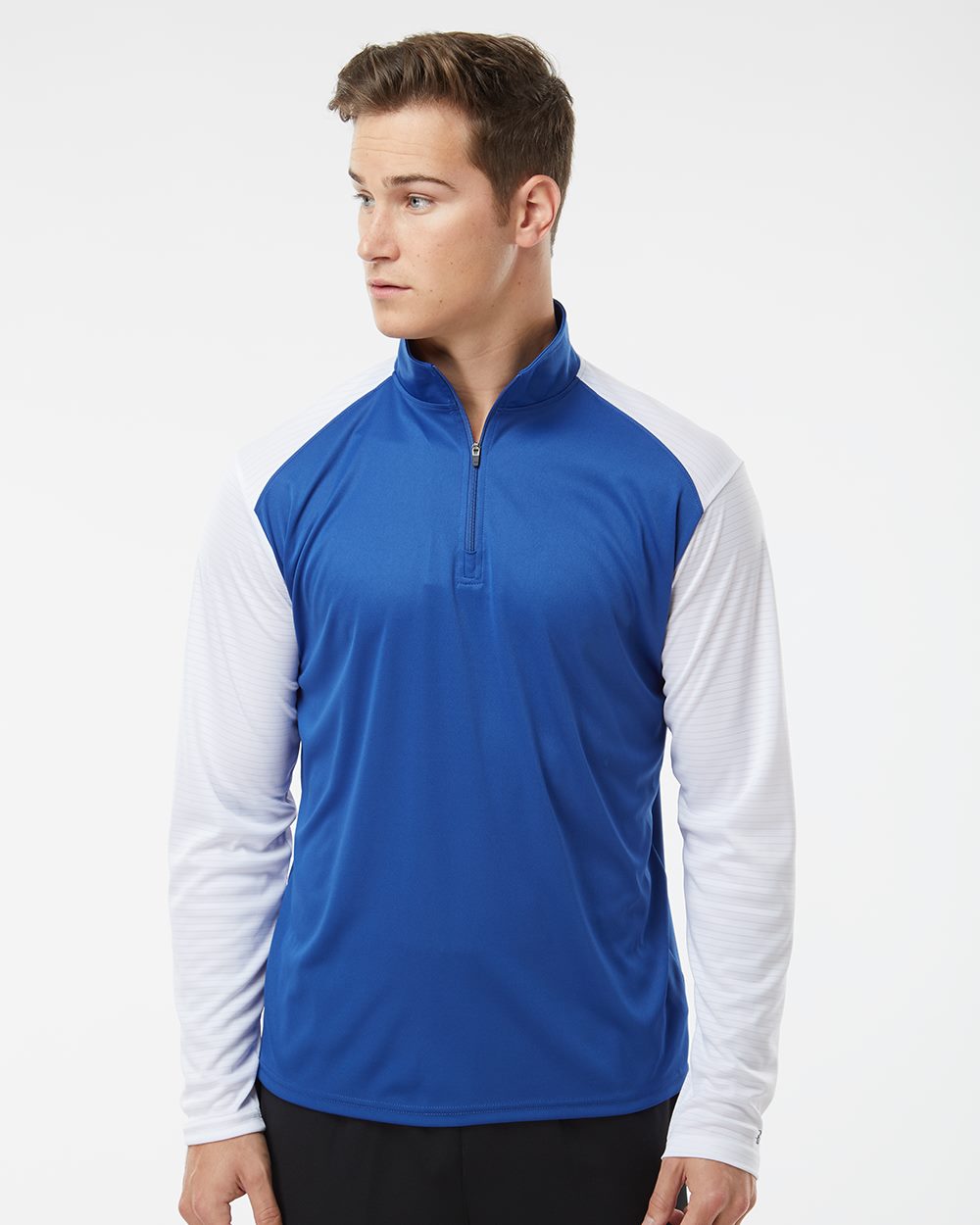 Badger 4231-US Badger 4231 - Men's Breakout Quarter-Zip Pullover for custom printing in Montreal