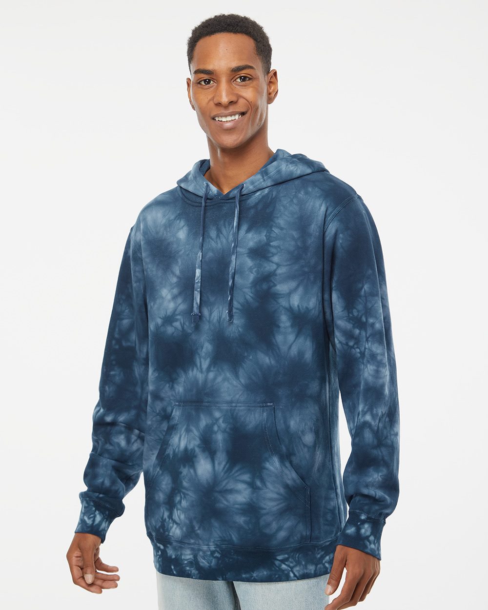 Independent Trading Co. PRM4500TD-US Independent Trading Co. PRM4500TD - Midweight Tie-Dye Hooded Sweatshirt pour impression personnalisée à Montréal