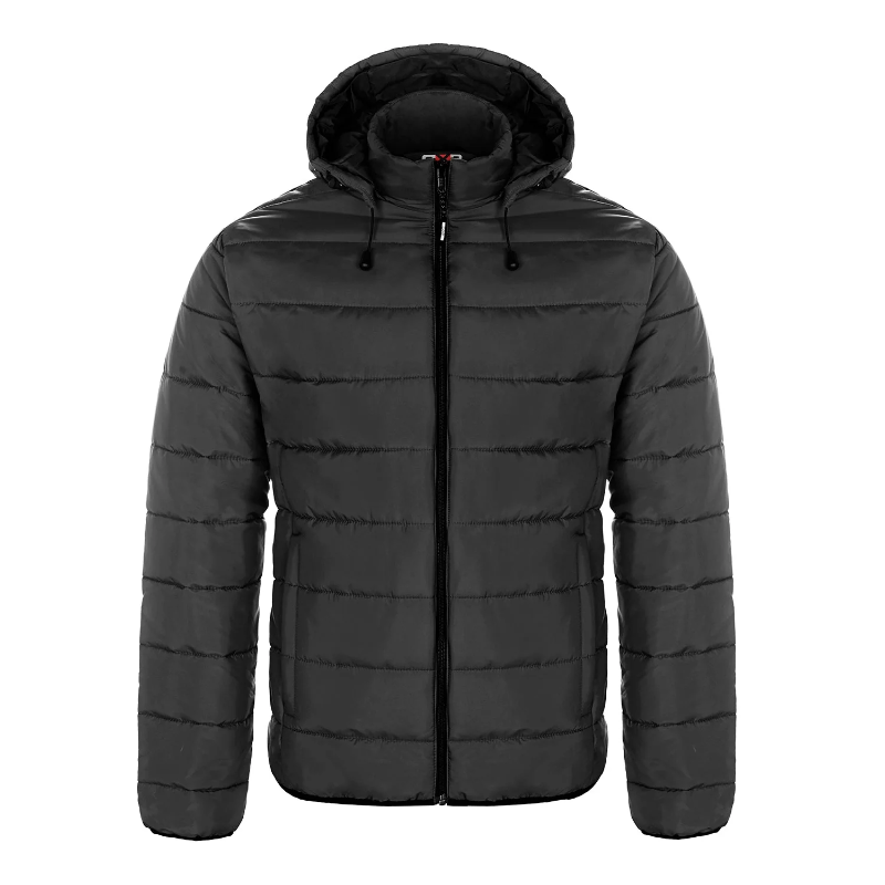 CX2 L00980 CX2 L00980 - Glacial - Men's Puffy Jacket with Detachable Hood for custom printing in Montreal