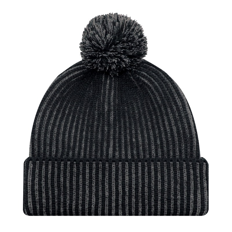 AJM International 9H267M AJM International 9H267M - Acrylic Cuff Toque with flat seams (Pom Pom 8cm) for custom printing in Montreal