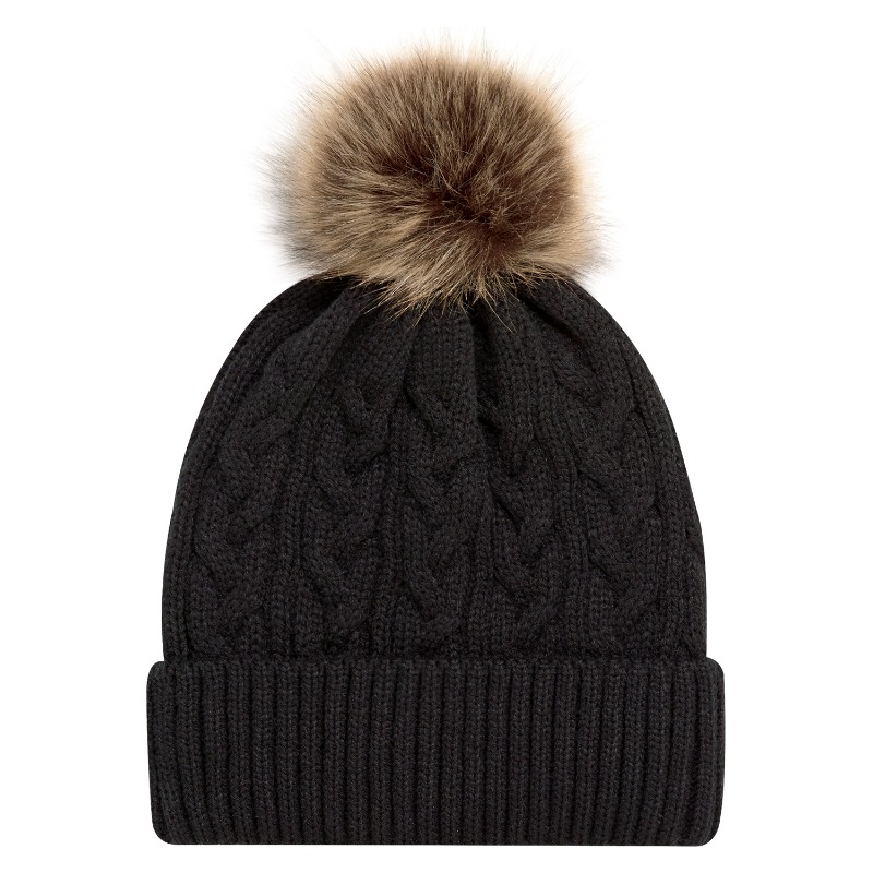 AJM International 9L594L AJM International 9L594L - Acrylic Cuff Toque (Faux Fur Pom Pom 12cm) for custom printing in Montreal