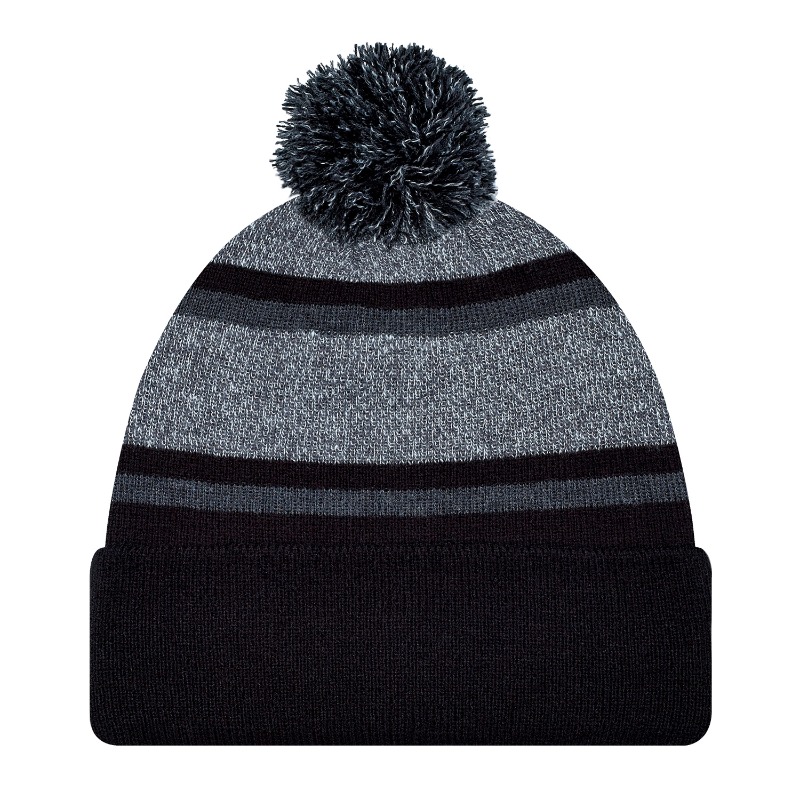 AJM International 9M069M AJM International 9M069M - Acrylic Cuff Toque (Pom Pom) for custom printing in Montreal