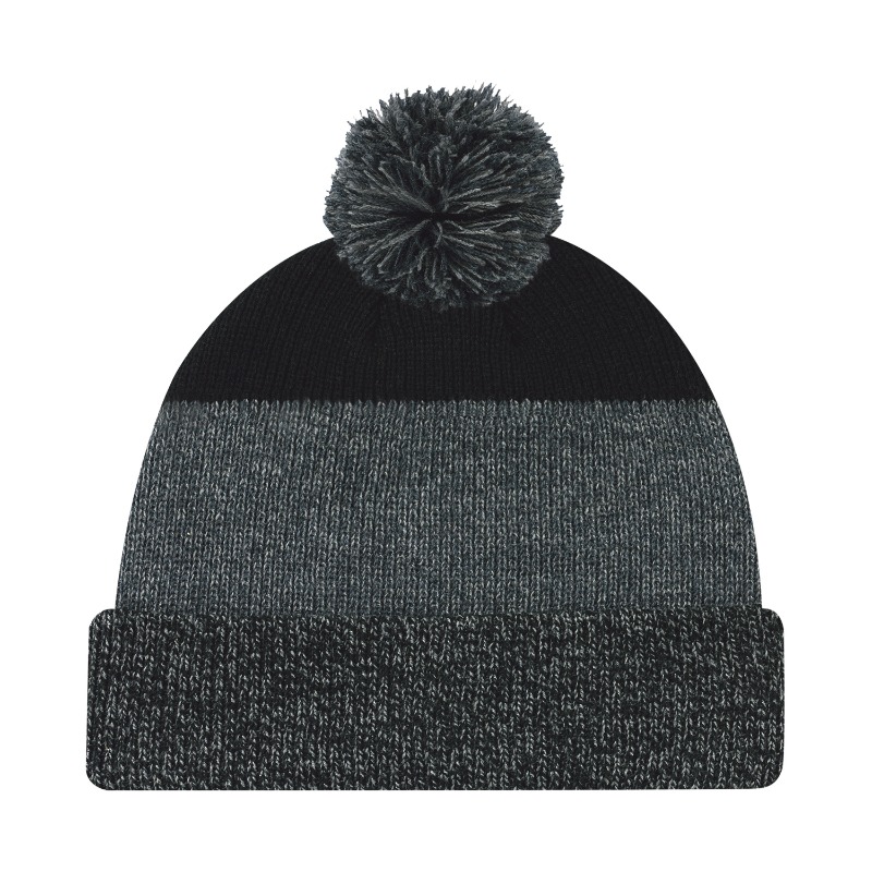 AJM International 9T066M AJM International 9T066M - Acrylic Cuff Toque (Pom Pom 8cm) for custom printing in Montreal