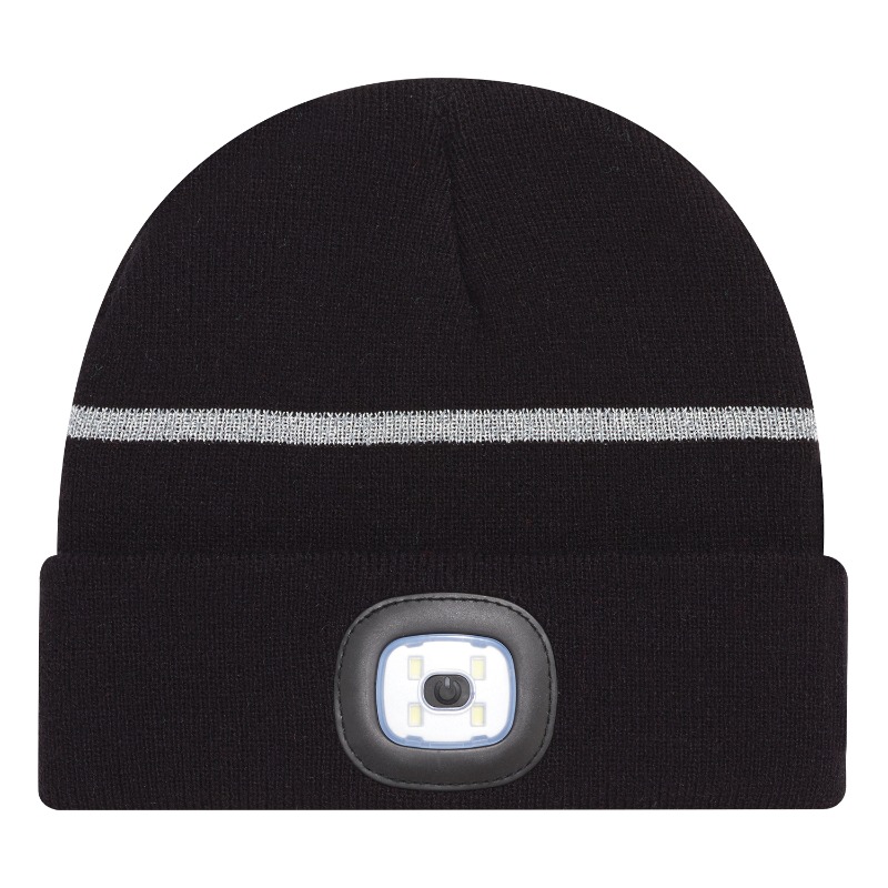 AJM International 9X190M AJM International 9X190M - Acrylic Cuff Toque with LED light (Reflective, Safety) pour impression personnalisée à Montréal