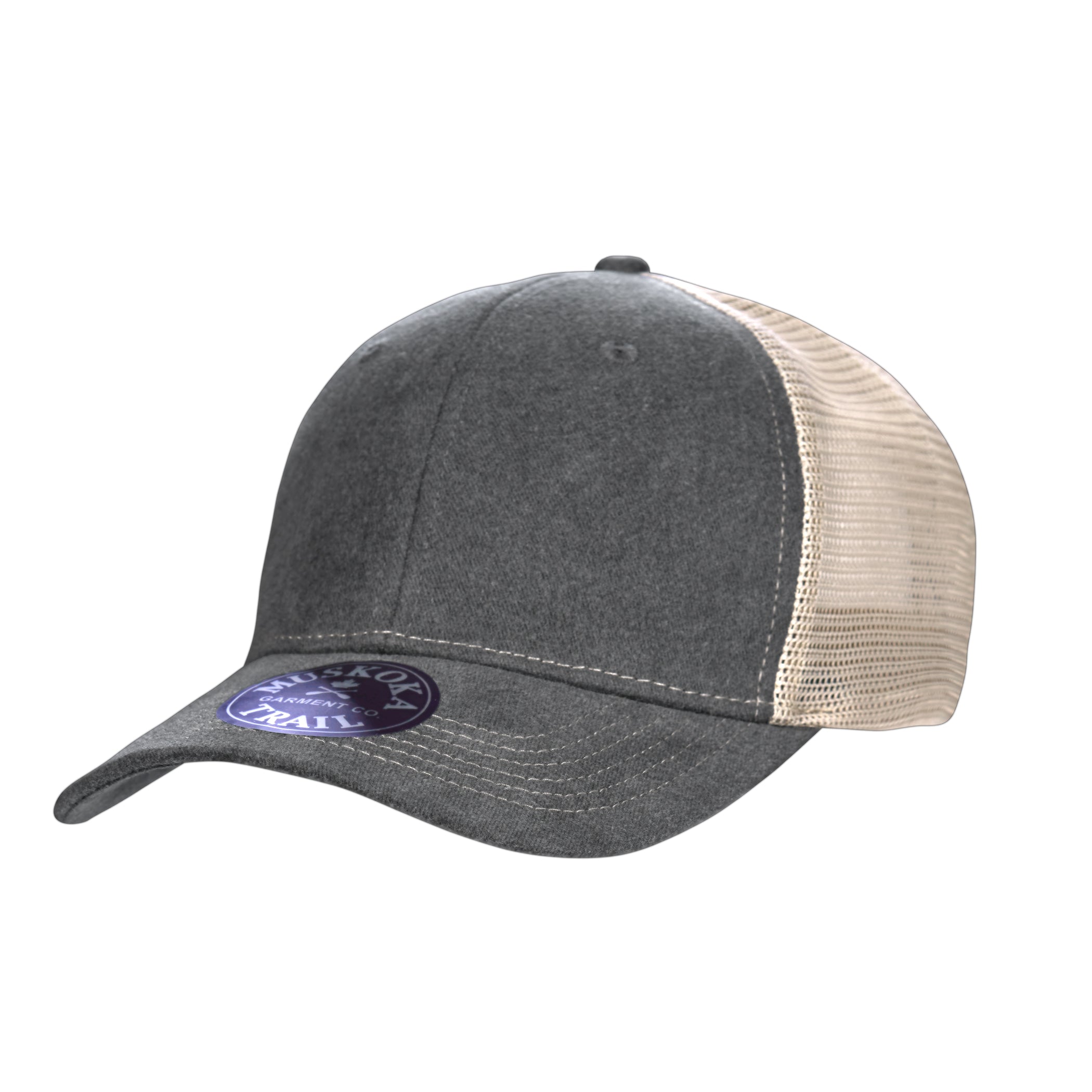 Muskoka Trail H08360 Muskoka Trail H08360 - Pigment Dyed Snap Back Trucker Cap pour impression personnalisée à Montréal