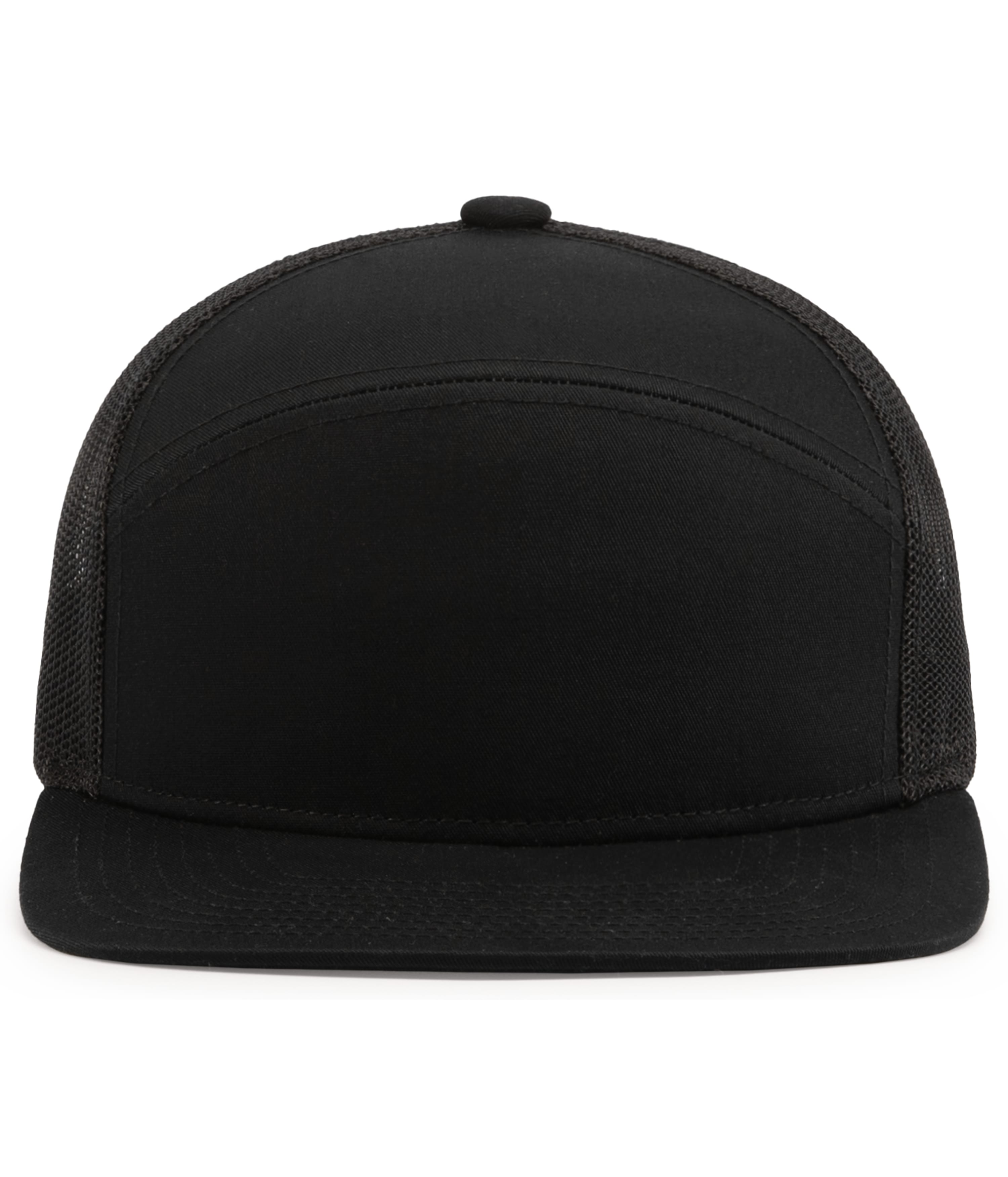 Pacific Headwear P787 Pacific Headwear P787 - 6-Panel Arch Trucker Snapback Cap for custom printing in Montreal