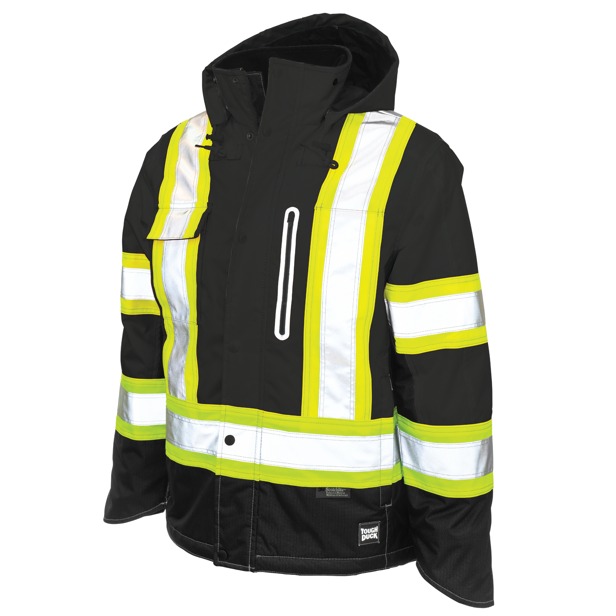 Tough Duck S245 Tough Duck S245 - RIPSTOP FLEECE LINED SAFETY JACKET for custom printing in Montreal