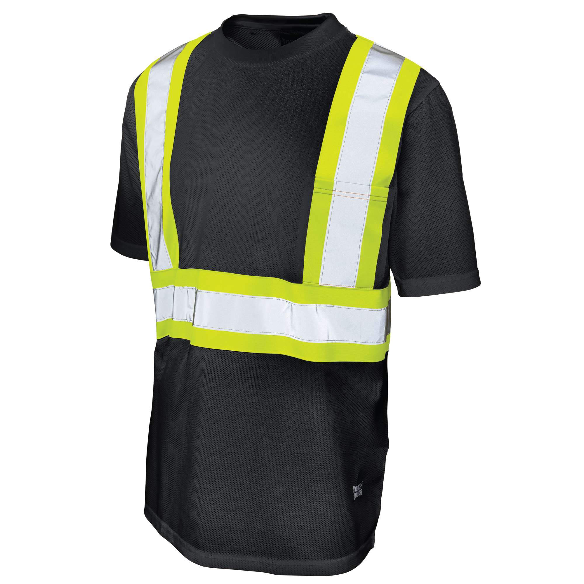 Tough Duck S392 Tough Duck S392 - MICRO MESH S/S SAFETY T-SHIRT W/POCKET for custom printing in Montreal