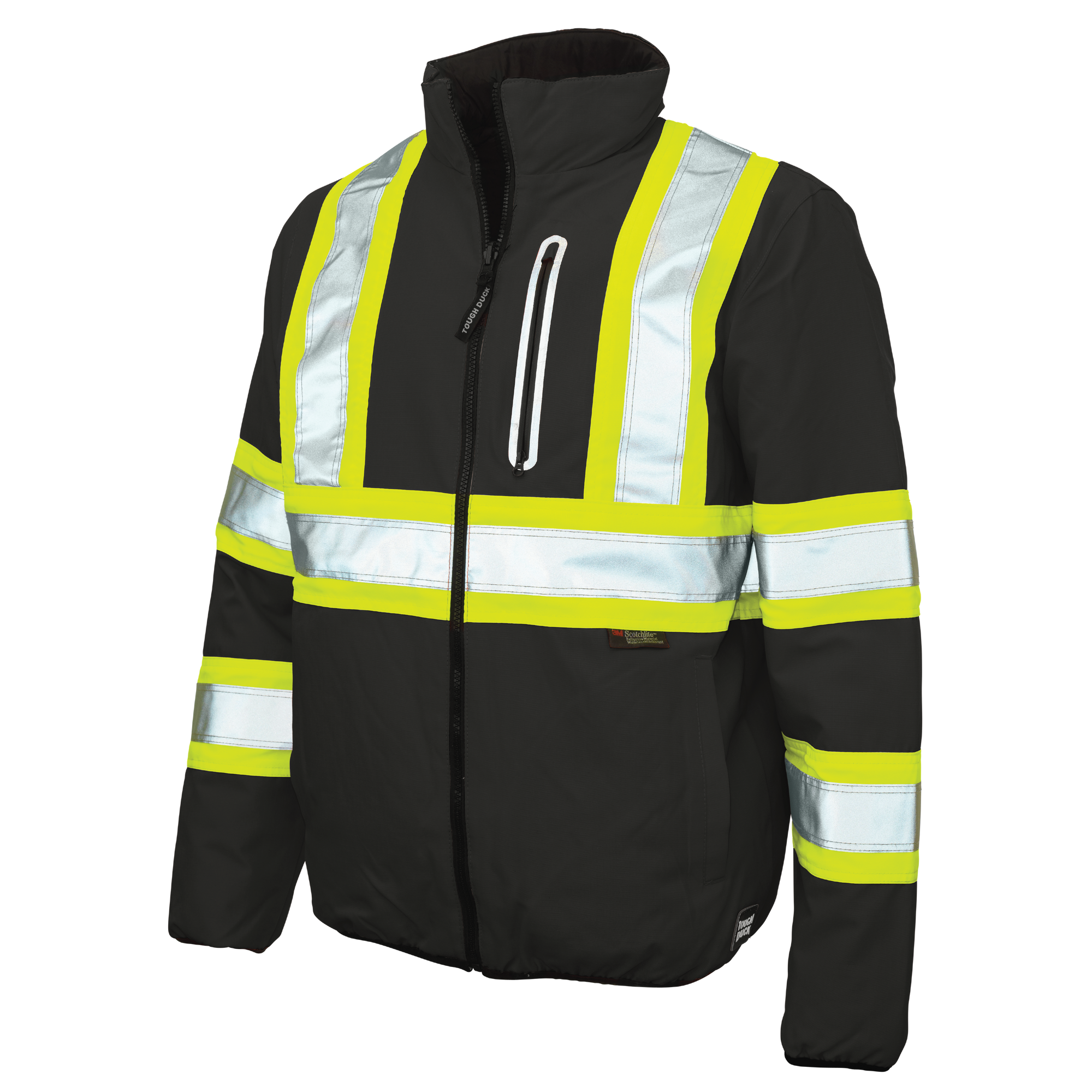 Tough Duck SJ27 Tough Duck SJ27 - RIPSTOP REVERSIBLE SAFETY JACKET for custom printing in Montreal