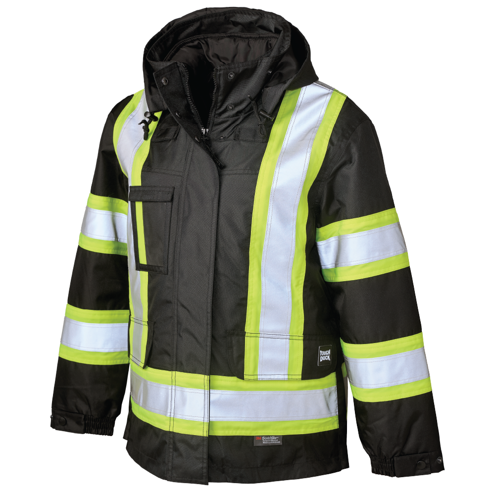 Tough Duck SJ46 Tough Duck SJ46 - 5 IN 1 SAFETY PARKA for custom printing in Montreal
