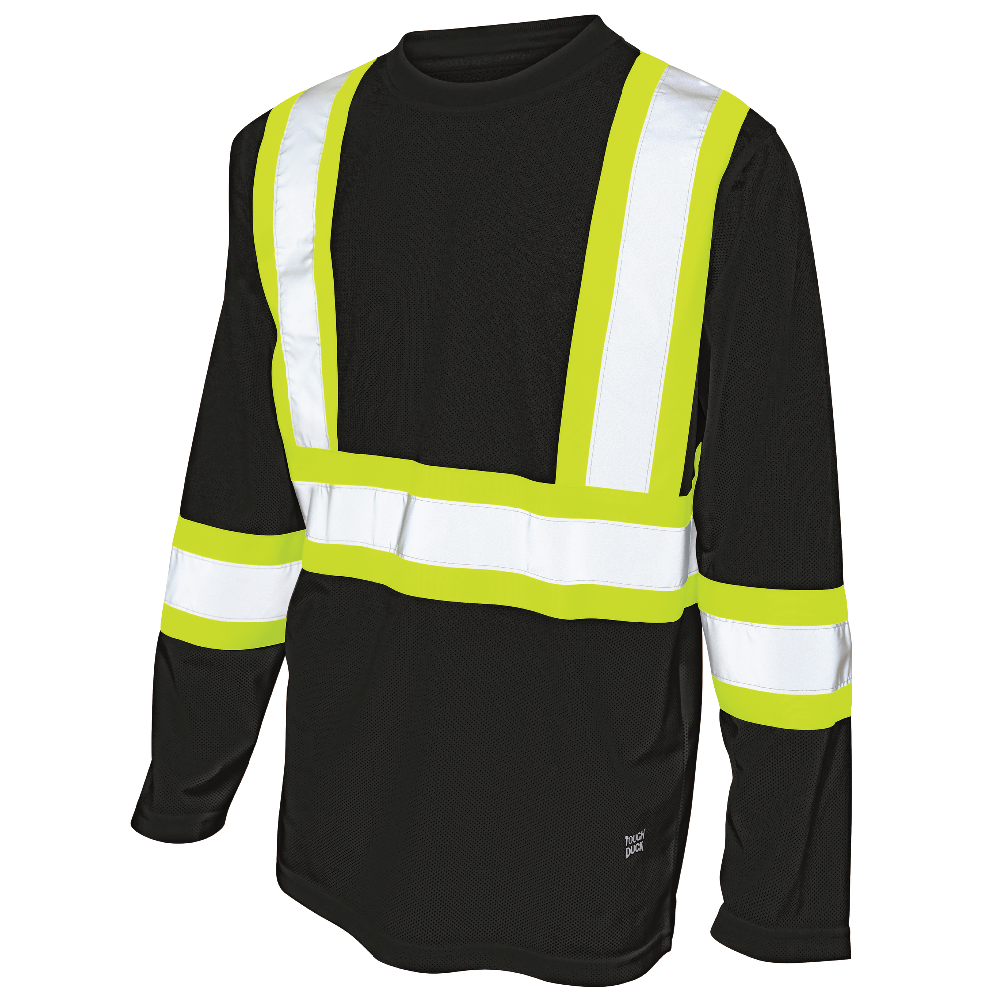 Tough Duck ST10 Tough Duck ST10 - MIRCO MESH L/S SAFETY T-SHIRT W/ ARMBAND pour impression personnalisée à Montréal