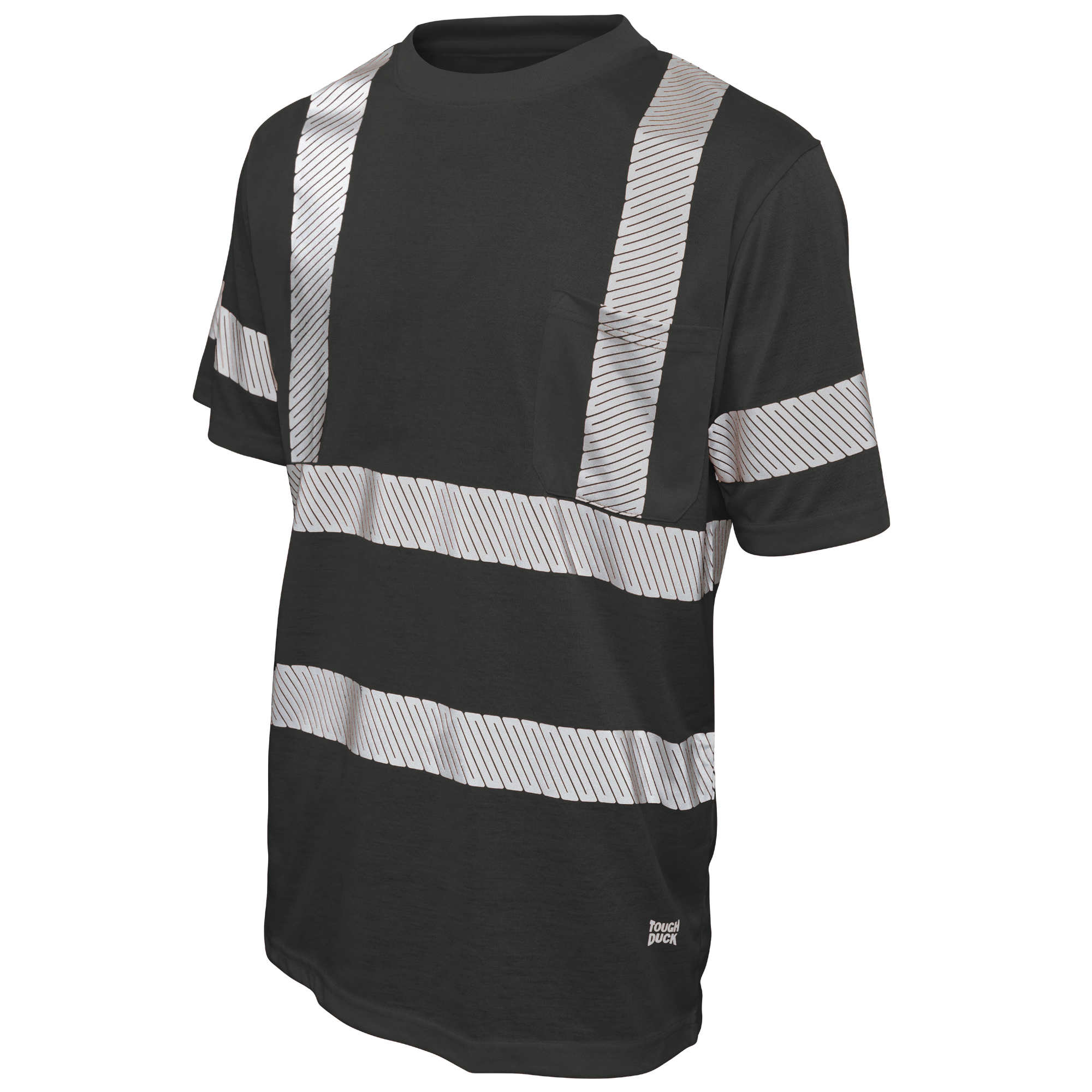 Tough Duck ST12 Tough Duck ST12 - POLYESTER JERSEY S/S SAFETY T-SHIRT pour impression personnalisée à Montréal