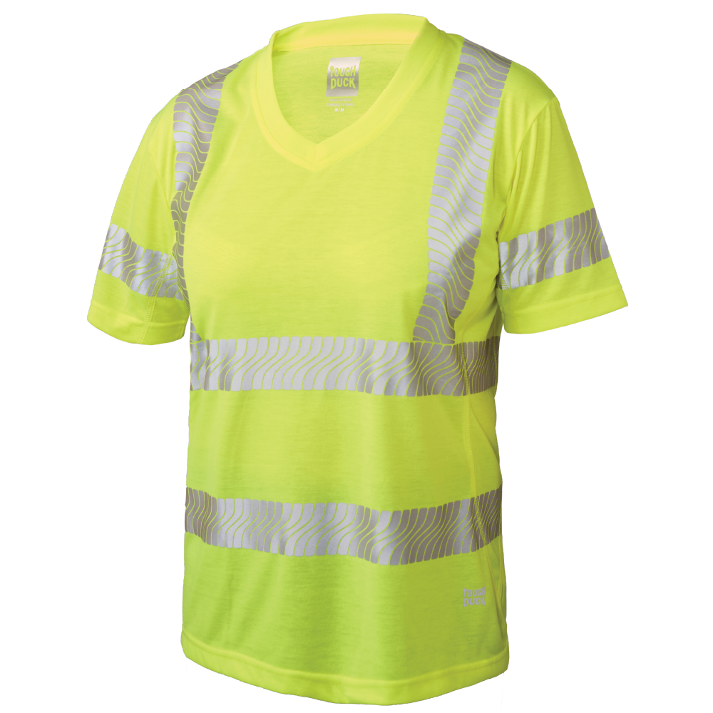 Tough Duck ST23 Tough Duck ST23 - POLYESTER JERSEY S/S SAFETY T-SHIRT for custom printing in Montreal