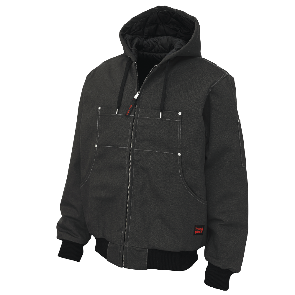Tough Duck WJ30 Tough Duck WJ30 - HOODED BOMBER JACKET for custom printing in Montreal