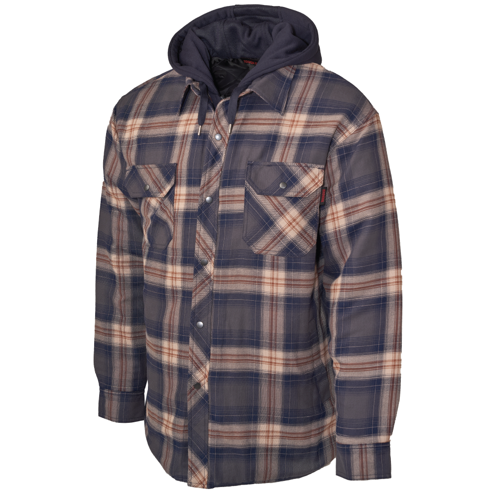 Tough Duck WS06 Tough Duck WS06 - FOOLER FRONT QUILT LINED JAC-SHIRT pour impression personnalisée à Montréal