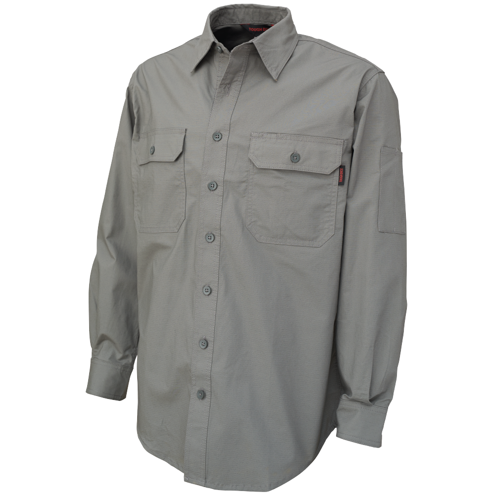 Tough Duck WS19 Tough Duck WS19 - L/S STRETCH RIPSTOP SHIRT for custom printing in Montreal