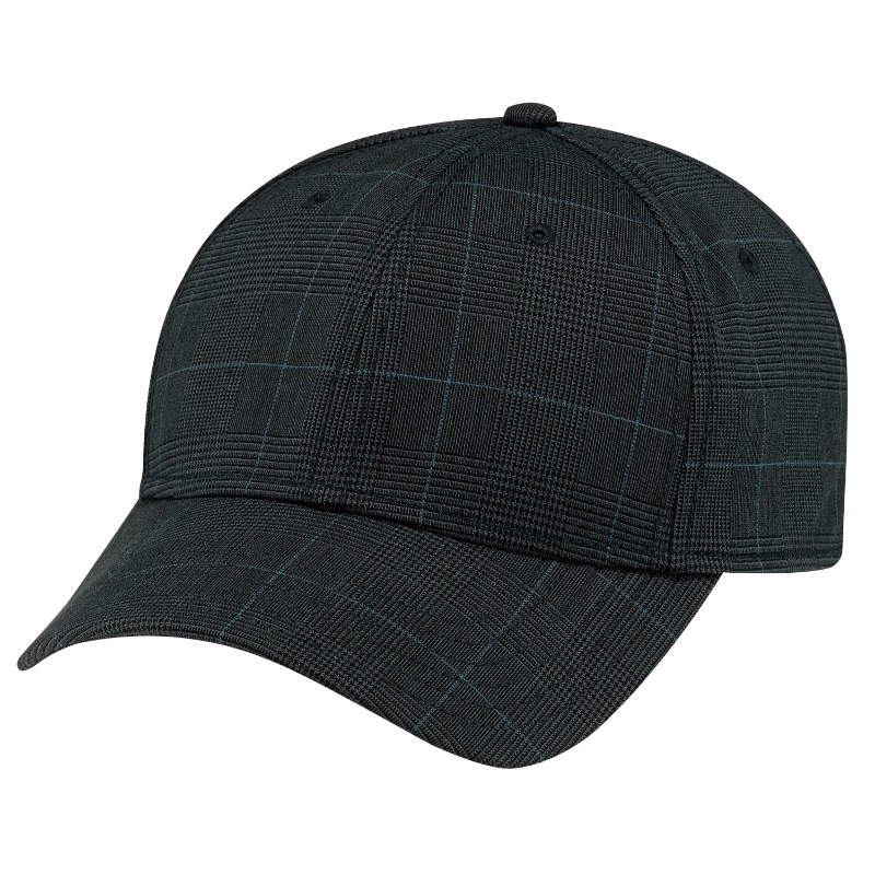 AJM International AC5036 AJM International AC5036 - Polyester Plaid & Spandex 6 Panel Constructed Contour (A-Class, A-Flex) pour impression personnalisée à Montréal