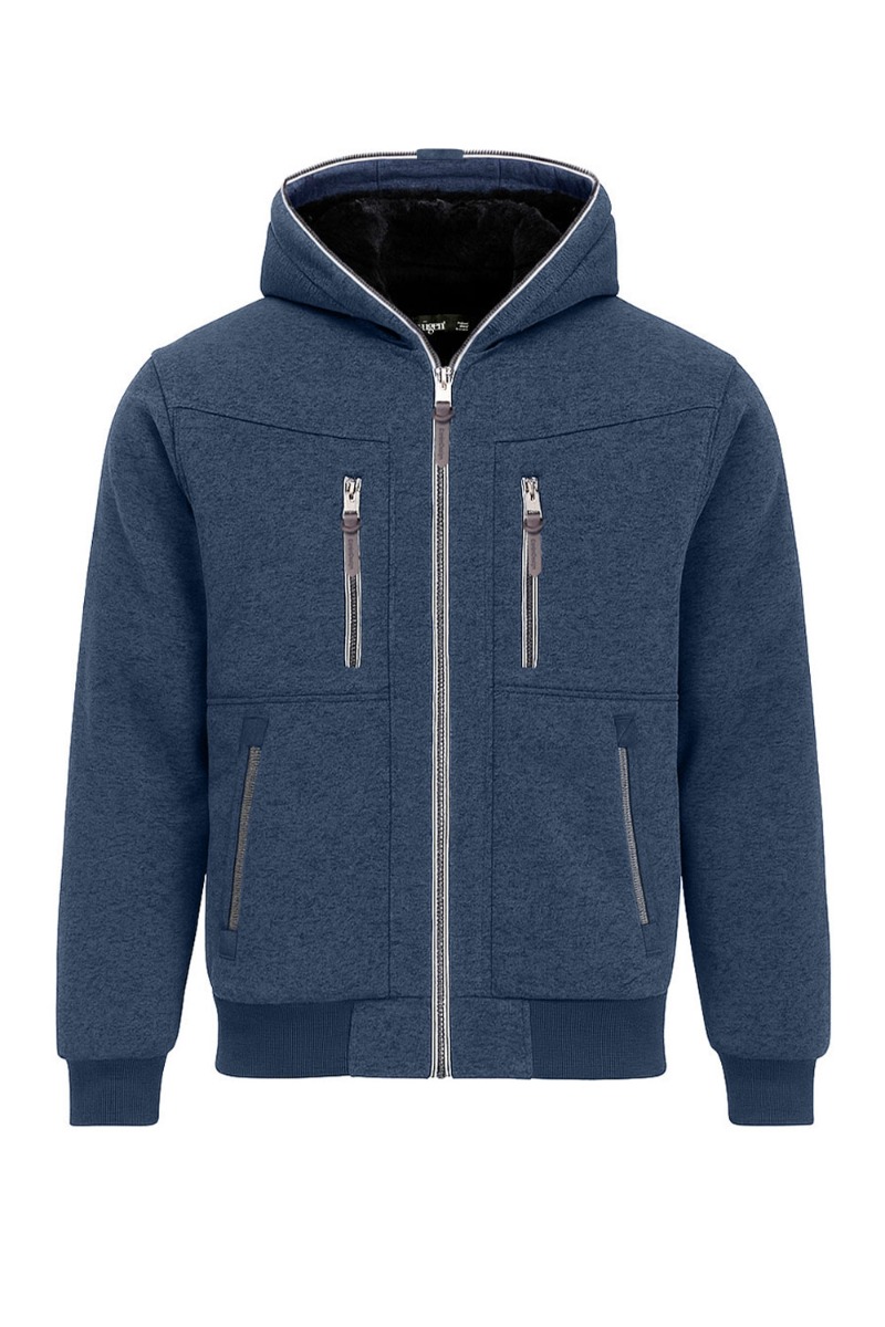 YUGEN BS224- Legacy Faux Fur Lined Full Zip BS224 YUGEN BS224- Legacy Faux Fur Lined Full Zip Hoodie pour impression personnalisée à Montréal