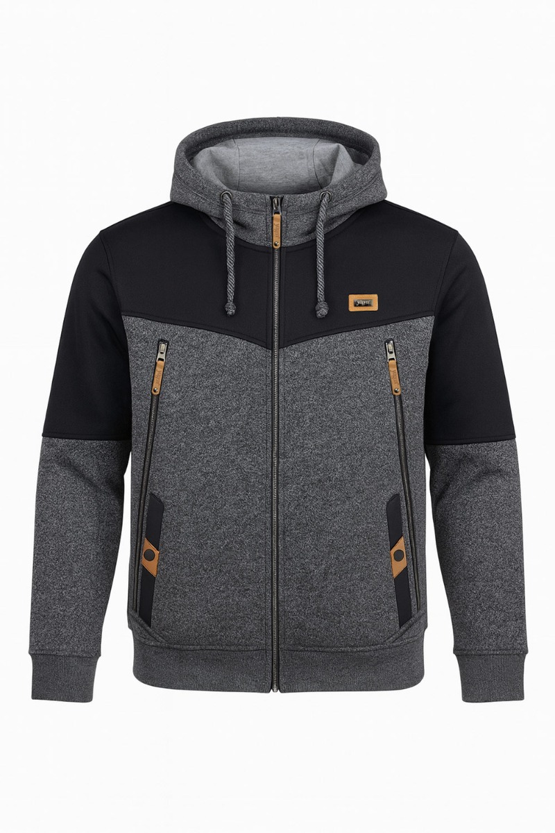 YUGEN BS334 YUGEN BS334 - Heritage Full-Zip Hoodie for custom printing in Montreal