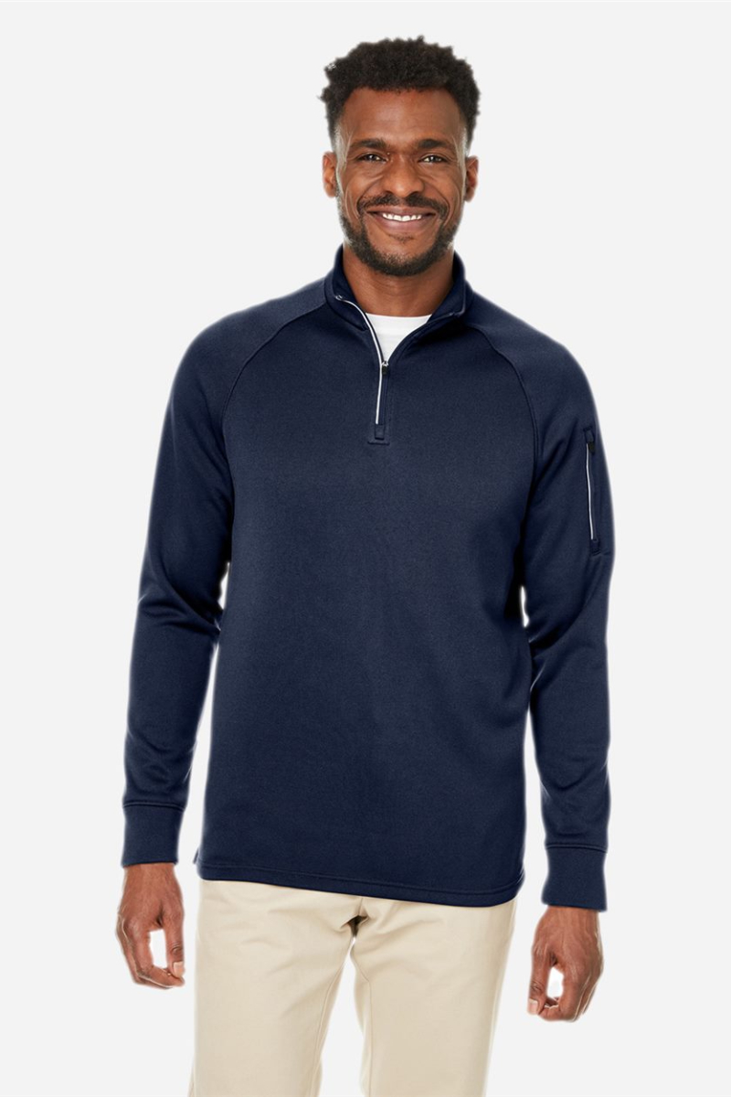 CORE365 CE801 CORE365 CE801 - Unisex Fusion ChromaSoft™ Fleece Quarter-Zip Pullover for custom printing in Montreal