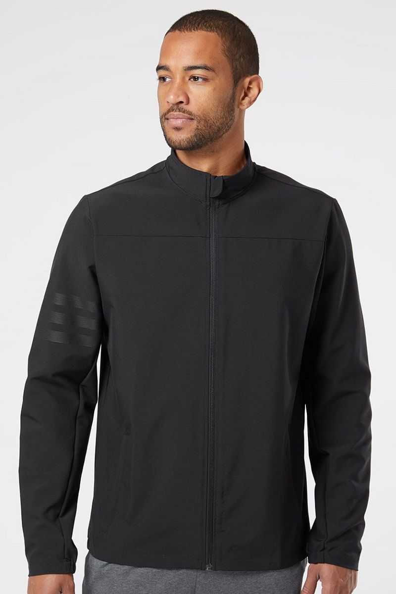 Adidas A267 3 Stripes Full-Zip Jacket - Wholesale | Blanks.ca