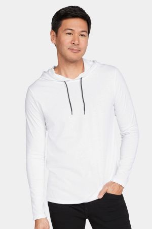 Gildan 987 - Softstyle® Lightweight Hooded Long Sleeve T-Shirt