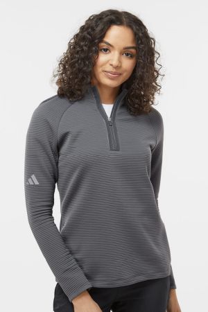 Adidas A589 - Women's Spacer Quarter-Zip Pullover