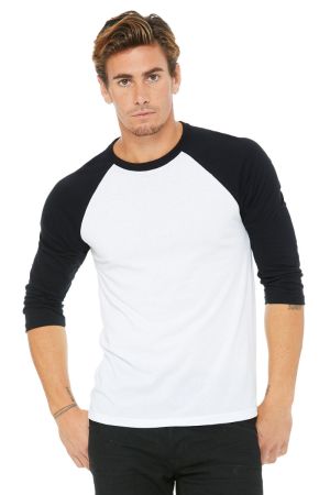 Bella + Canvas 3200 - Unisex 3/4Sleeve Baseball TShirt