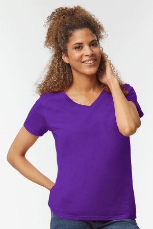 Gildan 5V00L - Heavy Cotton™ Women’s V-Neck T-Shirt