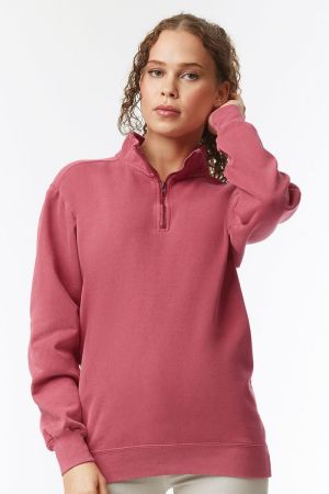 Comfort Colors 1580 - Garment-Dyed Quarter Zip Sweatshirt