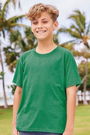 Assorted Brands Tshirt 5 oz., 100% cotton- HD Cotton Youth Short Sleeve T-Shirt (3930BR )