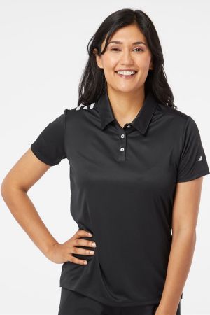 Adidas A325 - Women's 3-Stripes Shoulder Polo