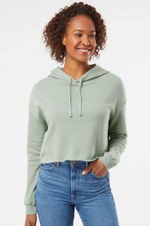 Independent Trading Co. AFX64CRP - Women’s Lightweight Crop Hooded Sweatshirt