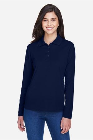CORE365 78192 - Women's Pinnacle Performance Long Sleeve Piqué Polo
