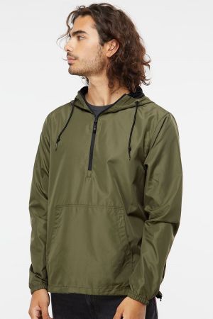 Independent Trading Co. EXP54LWP - Lightweight Quarter-Zip Windbreaker Pullover Jacket