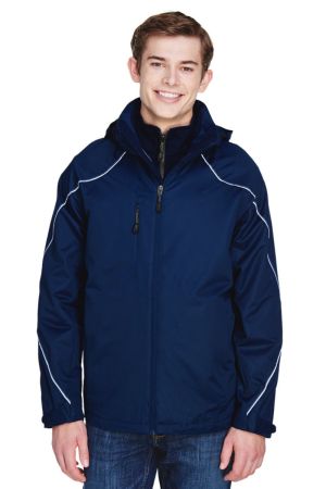 North End 88196 - Men's Angle 3in1 Jacket with Bonded Fleece Liner
