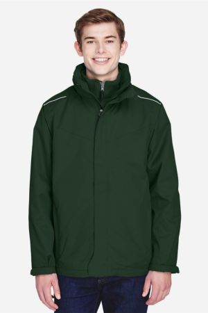 CORE365 88205 - Men's Region 3-in-1 Jacket with Fleece Liner