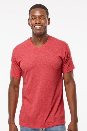 M&O 3543 - Deluxe Blend V-Neck T-Shirt