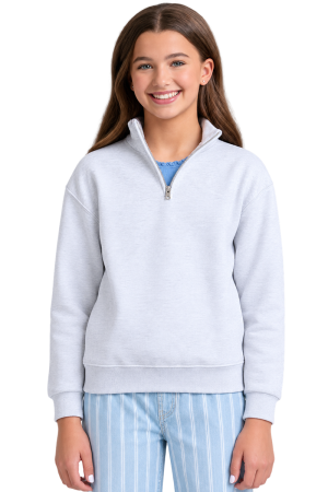 Jerzees 995YR - NuBlend® Youth Quarter-Zip Cadet Collar Sweatshirt