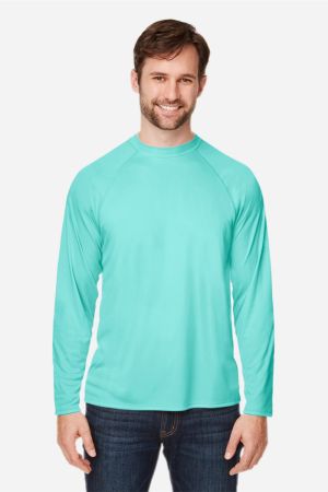 CORE365 CE110 - Unisex Ultra UVP™ Marina Raglan Long Sleeve T-Shirt