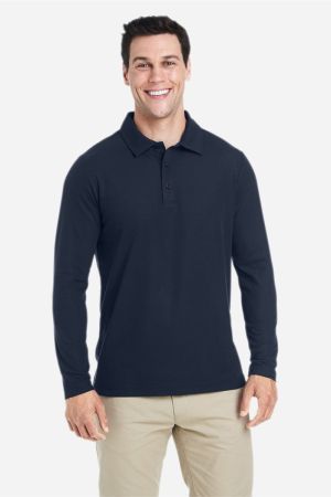 CORE365 CE112L - Men's Fusion ChromaSoft™ Long Sleeve Pique Polo