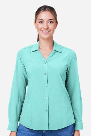 CORE365 CE510LW - Women's Ultra UVP® Long Sleeve Marina Shirt