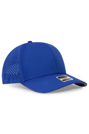 OTTO 110-1 - OTTO CAP® OTTO COMFY FIT® 6 Panel Mid Profile Perforated Baseball Cap