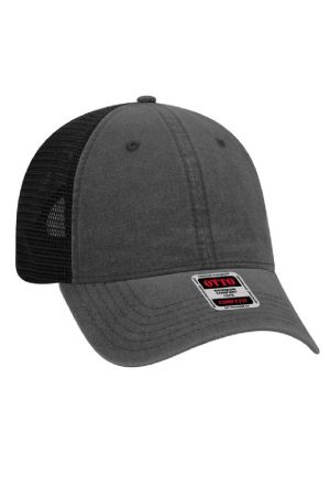 OTTO 121-1202 - OTTO CAP® OTTO COMFY FIT® 6 Panel Low Profile Mesh Back Trucker Hat