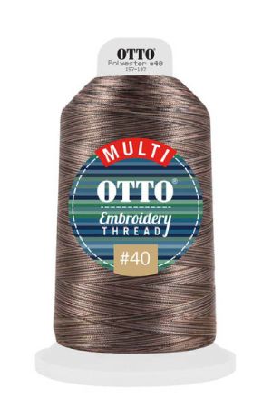 OTTO 157-107 - OTTO Embroidery Multicolor Thread #40 5,500 yd. King Cone
