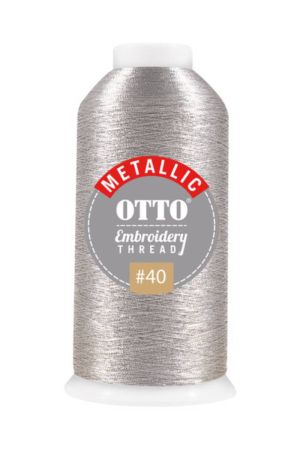 OTTO 157-110 - OTTO® Embroidery Metallic Thread #40 1,100 yd. Cone
